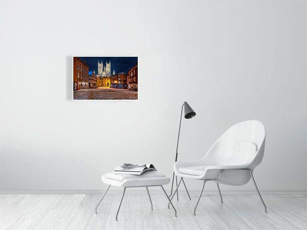 Castle Square in the Snow - Wildlife Print Store - Print - Large (24x16 inches - glossy acrylic with subframe for hanging)