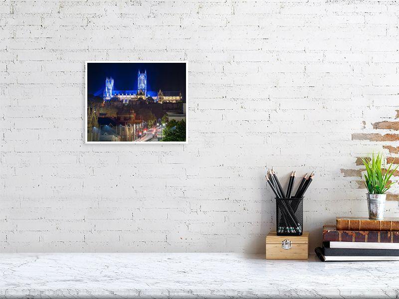 Lincoln Cathedral from Pelham Bridge - Wildlife Print Store - Print - Medium (10x8 inches - glossy acrylic with subframe for hanging)
