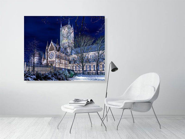 Snowy Cathedral - Wildlife Print Store - Print - Extra Large (100x80 cm / 40x31 inches - canvas on pine frame)