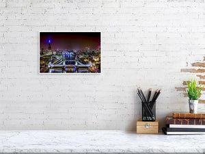 Tower Bridge By Night - Wildlife Print Store - Print - Medium (12x8 inches - glossy acrylic with subframe for hanging)
